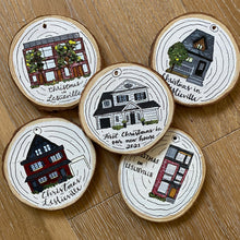 Load image into Gallery viewer, Custom Home Christmas Ornament | Wood Christmas Ornament | Custom Wood Keepsake