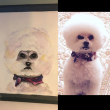 Load image into Gallery viewer, Watercolor Custom Pet Portrait | Dog, Cat Watercolour Portrait |