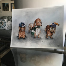 Load image into Gallery viewer, Watercolor Custom Pet Portrait | Dog, Cat Watercolour Portrait |