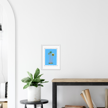 Load image into Gallery viewer, California Dreaming (Reneesance Original Artwork, Matte Paper, Metallic Frame, Multiple Sizes)