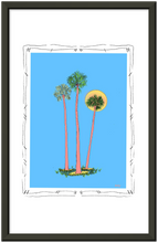 Load image into Gallery viewer, California Dreaming (Reneesance Original Artwork, Matte Paper, Metallic Frame, Multiple Sizes)