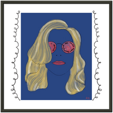 Load image into Gallery viewer, I Spiral (Reneesance Original Artwork, Matte Paper, Metallic Gold Frame - 12x12 and 20x20)