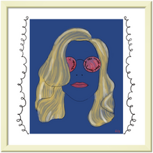 Load image into Gallery viewer, I Spiral (Reneesance Original Artwork, Matte Paper, Metallic Gold Frame - 12x12 and 20x20)