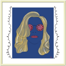 Load image into Gallery viewer, I Spiral (Reneesance Original Artwork, Matte Paper, Metallic Gold Frame - 12x12 and 20x20)