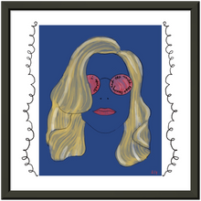 Load image into Gallery viewer, I Spiral (Reneesance Original Artwork, Matte Paper, Metallic Gold Frame - 12x12 and 20x20)