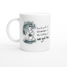 Load image into Gallery viewer, ‘We Got This’ Mug (Veganish Mama Collaboration, 11oz White Ceramic Graphic Mug)