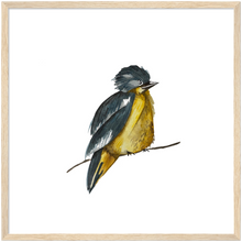 Load image into Gallery viewer, Bird Portrait, Woodland Nursery (Matte Paper, Wood Frame)