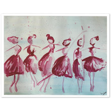 Load image into Gallery viewer, Dancers Print | Watercolour painting printed on premium poster paper
