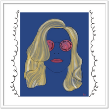 Load image into Gallery viewer, I Spiral (Reneesance Original Artwork, Matte Paper, Metallic Gold Frame - 12x12 and 20x20)