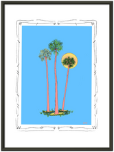 Load image into Gallery viewer, California Dreaming (Reneesance Original Artwork, Matte Paper, Metallic Frame, Multiple Sizes)