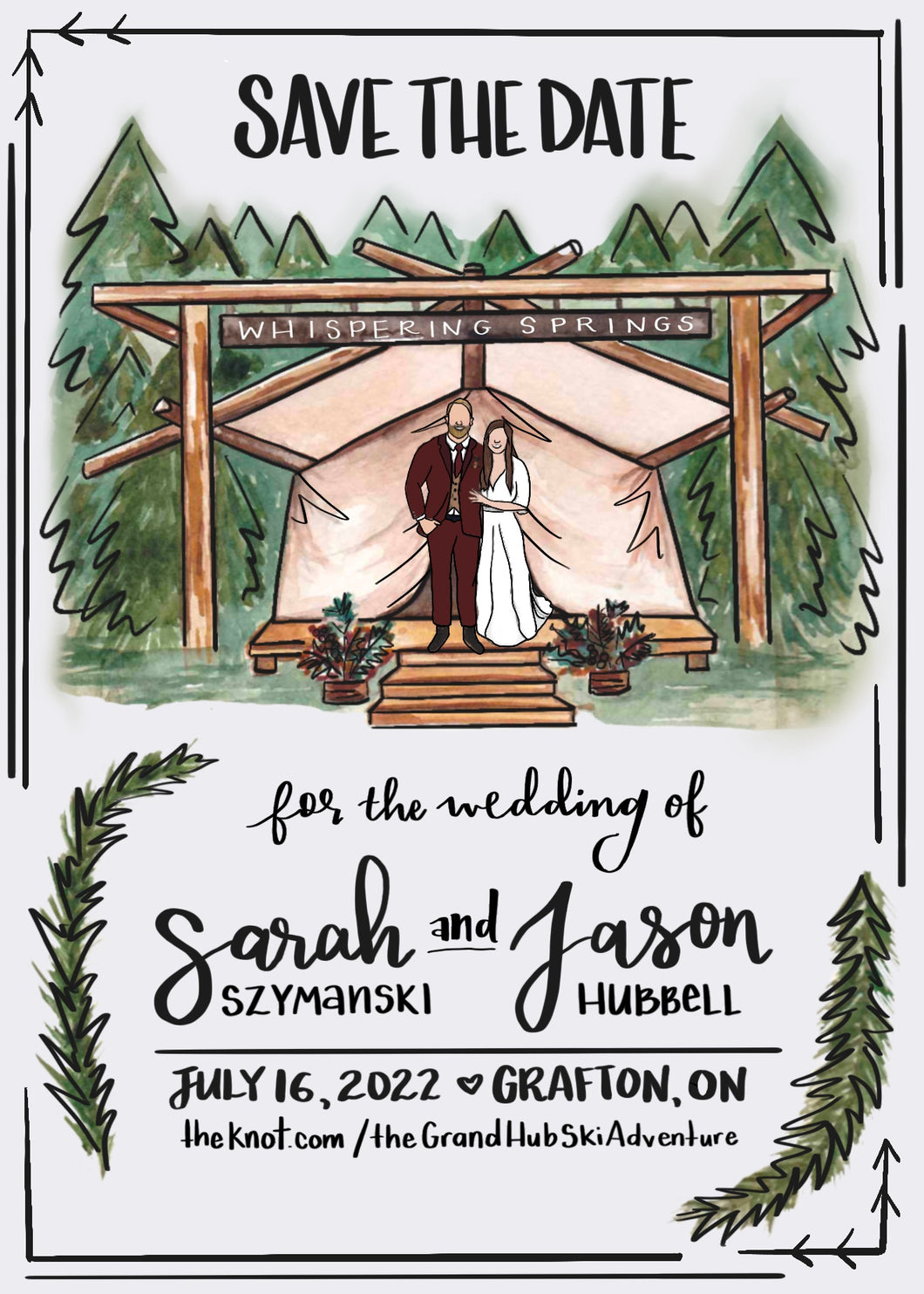 Custom Wedding Invitations | Save the Date Invitation